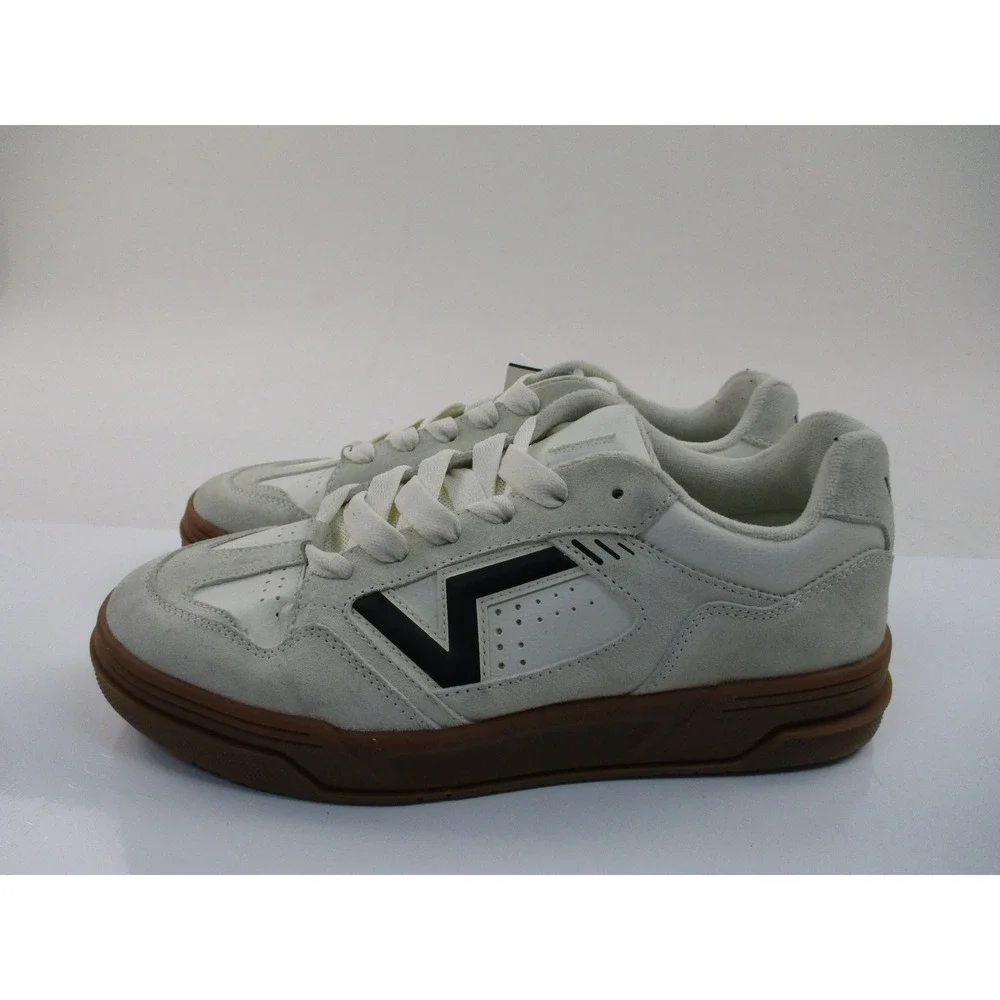 Vans Lowland CC Mens Size 9 Beige Gray Gum Sole Flying V Logo Skate Shoes - Picture 3 of 10